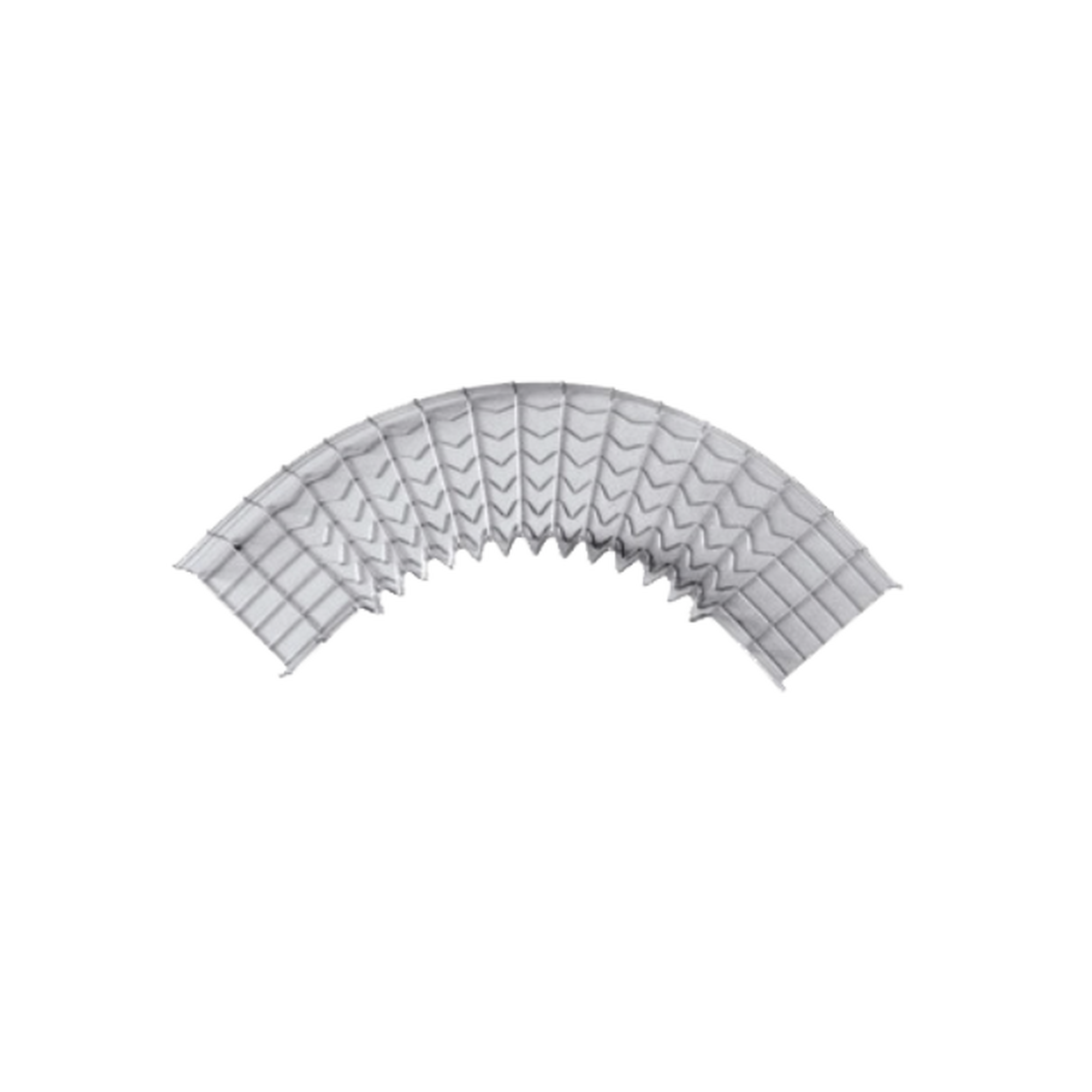 CH-C90-54/150EZ|Curva Pre-Fabricada Horizontal de 90?? con medidas de 54 mm de Peralte y 150 mm Ancho (54/150 mm)